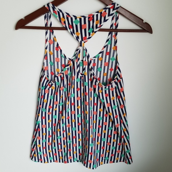 Modcloth Confetti Print Tank XXS - Picture 3 of 5